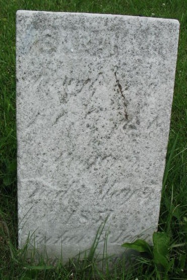 Sarah M. Unknown tombstone